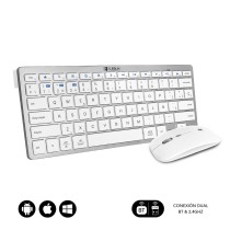 Tastatur mit Maus Subblim SUBKBC-OCO010 Silber