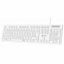 Tastatur Subblim SUBKBC-0SSK51 Weiß Qwerty Spanisch