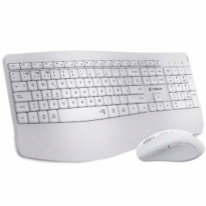 Tastatur mit Maus Subblim SUBKBC-DCOPW1 Weiß