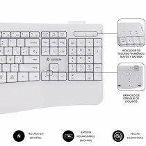 Tastatur mit Maus Subblim SUBKBC-DCOPW1 Weiß