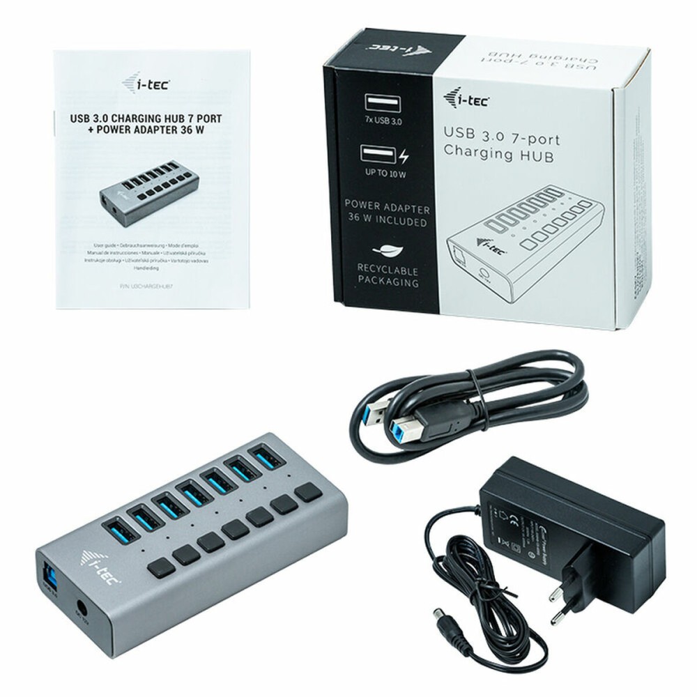 Hub USB i-Tec U3CHARGEHUB7 