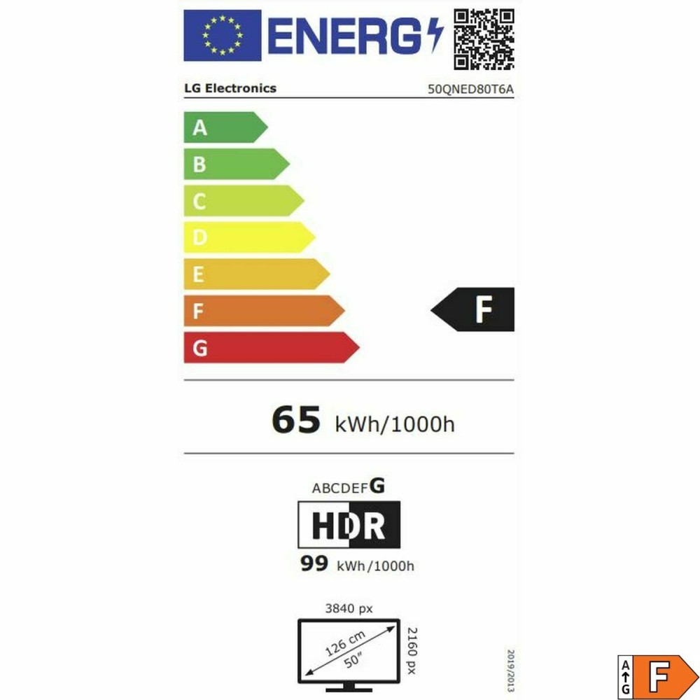 TV intelligente LG 50QNED80T6A.AEU 4K Ultra HD 50"