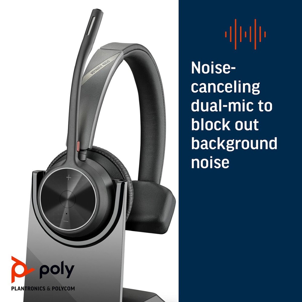 Headphones Poly 77Y92AA Black