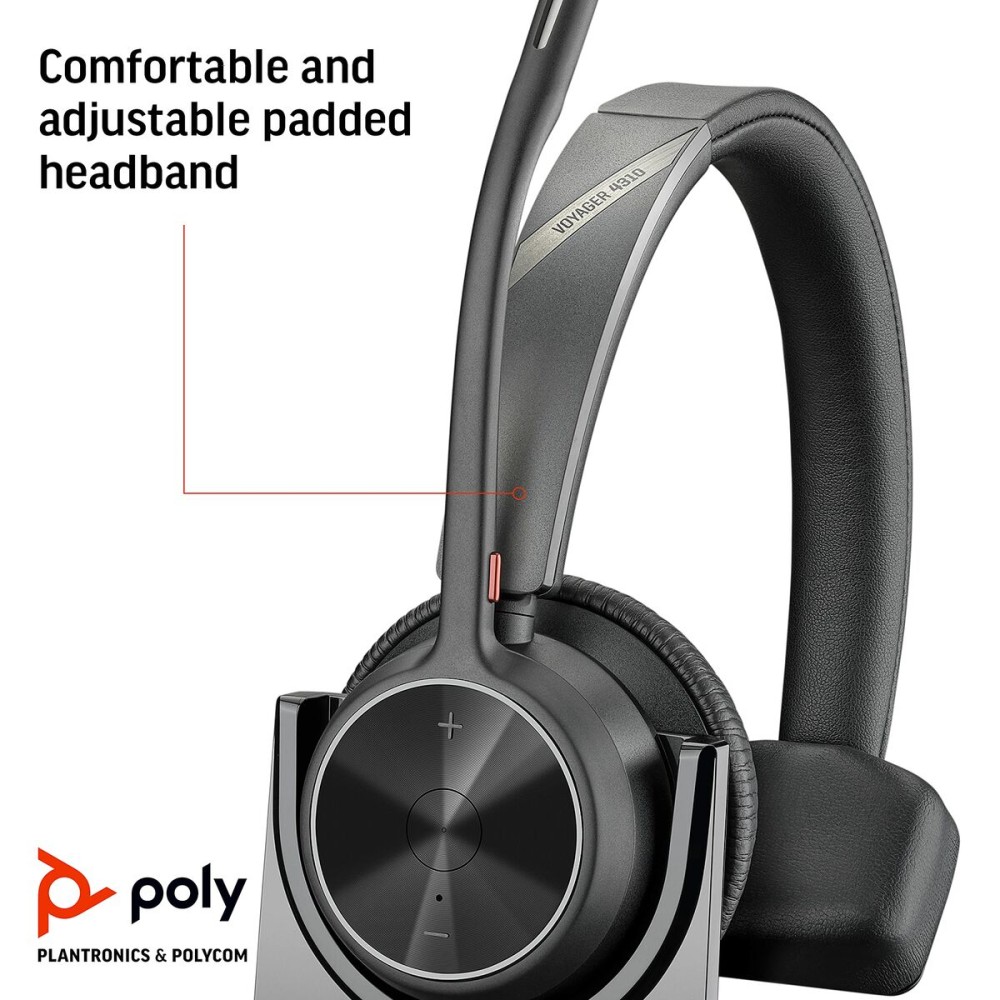 Headphones Poly 77Y92AA Black