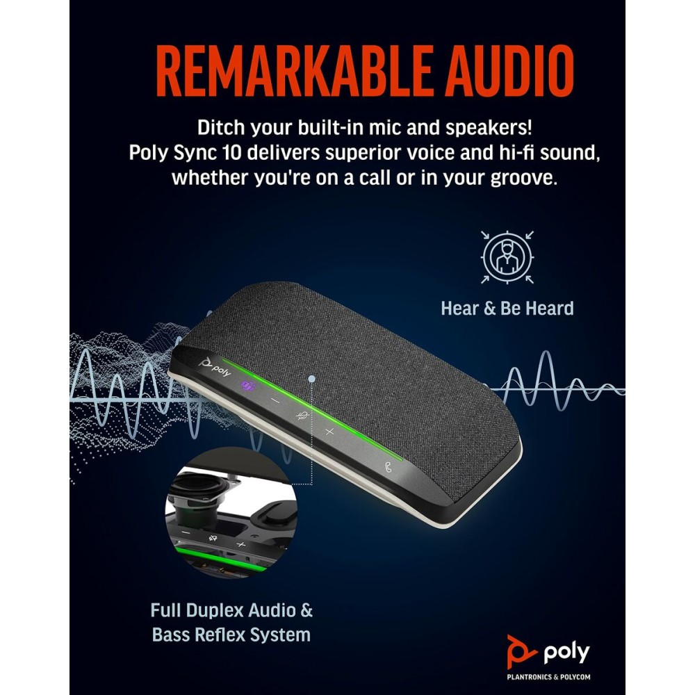 Tragbare Bluetooth-Lautsprecher Poly 77P34AA