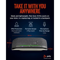 Portable Bluetooth Speakers Poly 77P34AA