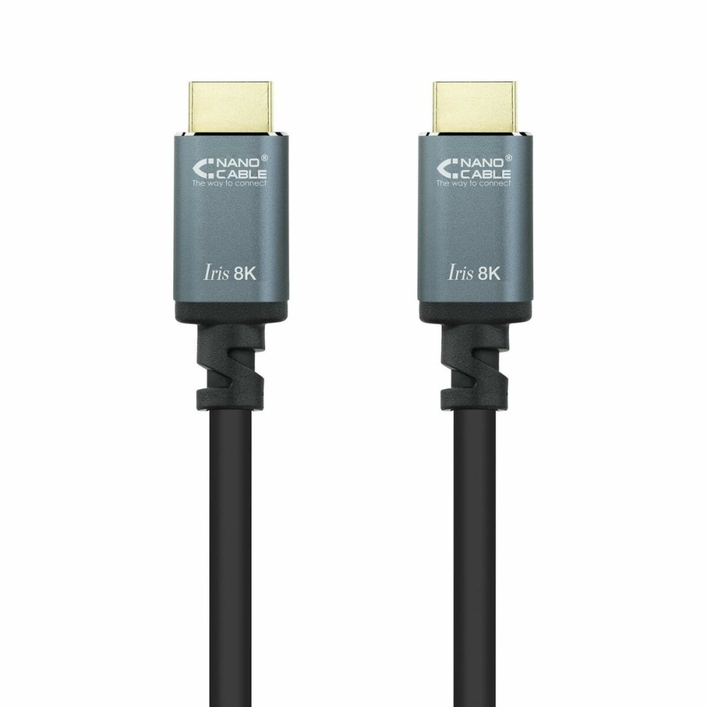 HDMI Kabel NANOCABLE 10.15.8002 Schwarz 2 m 8K Ultra HD