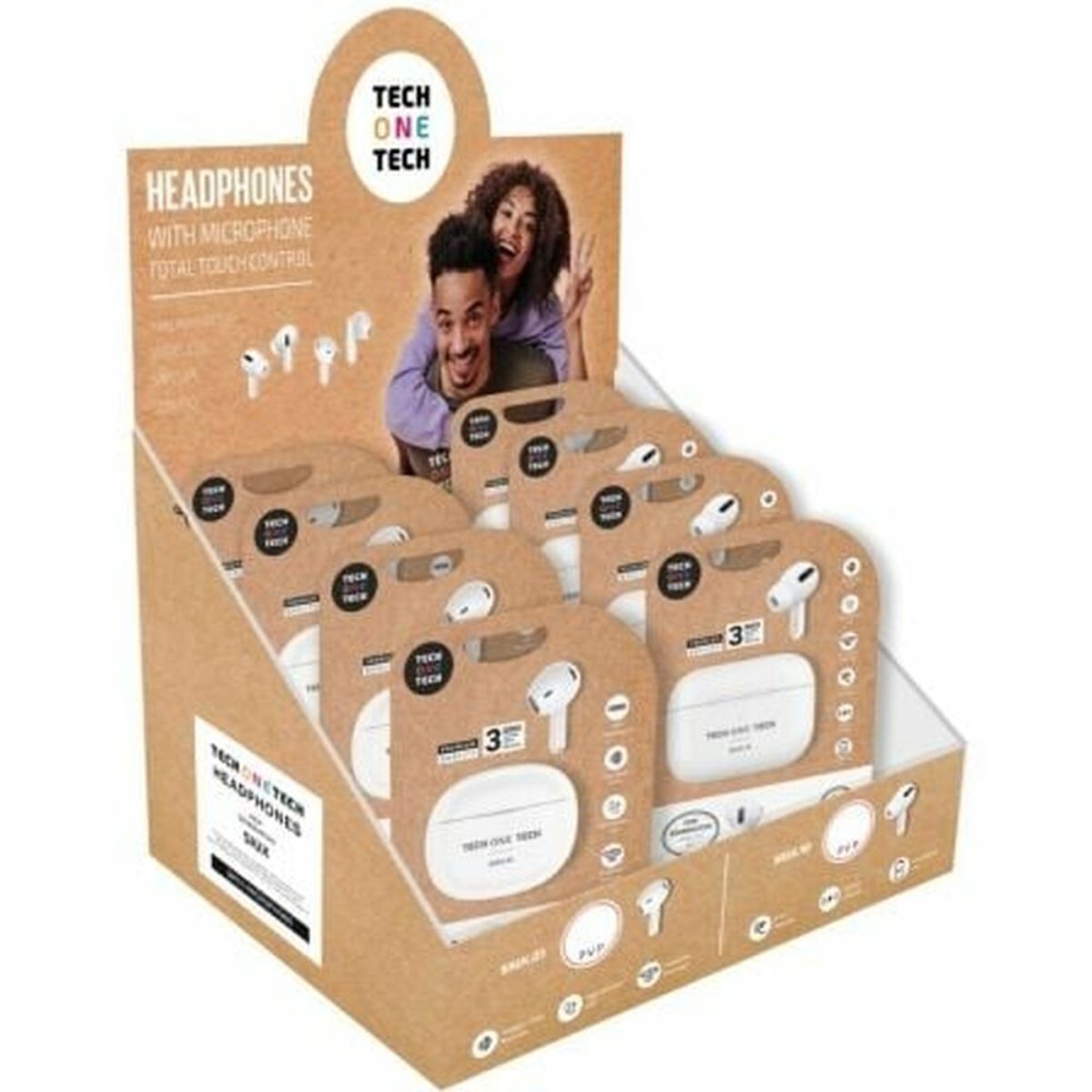 Bluetooth headset Tech One Tech TEC1420 White