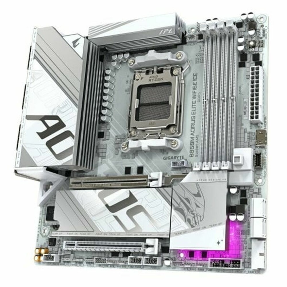 Carte Mère Gigabyte B850M AORUS ELITE WIFI6E ICE AMD AMD AM5