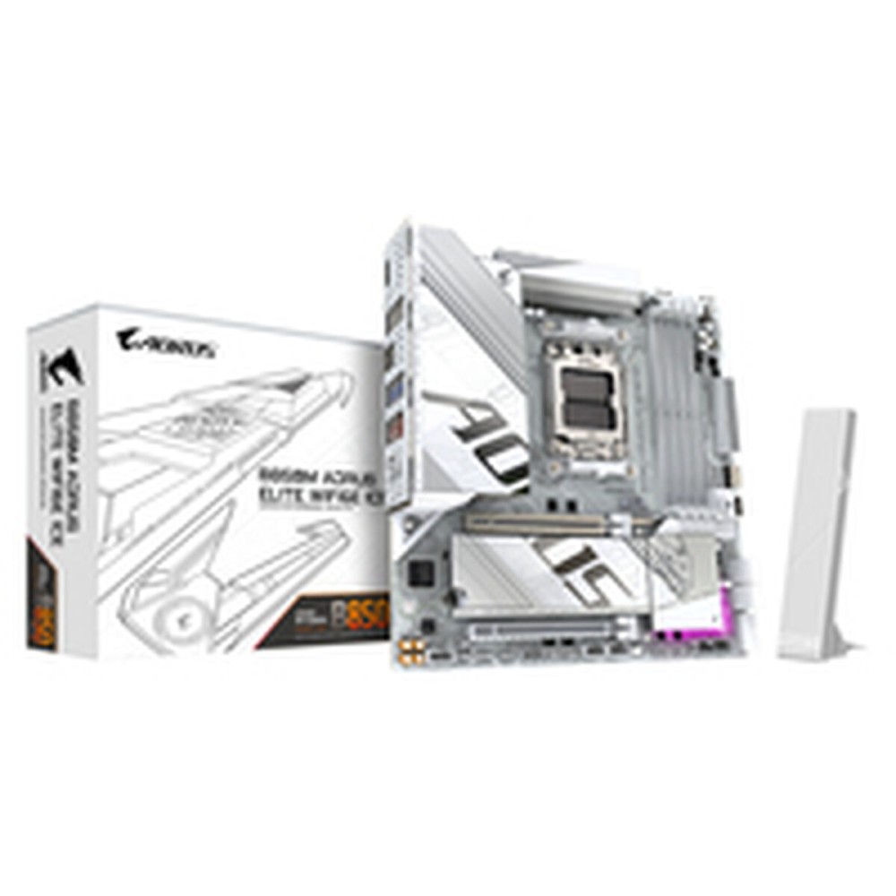 Carte Mère Gigabyte B850M AORUS ELITE WIFI6E ICE AMD AMD AM5