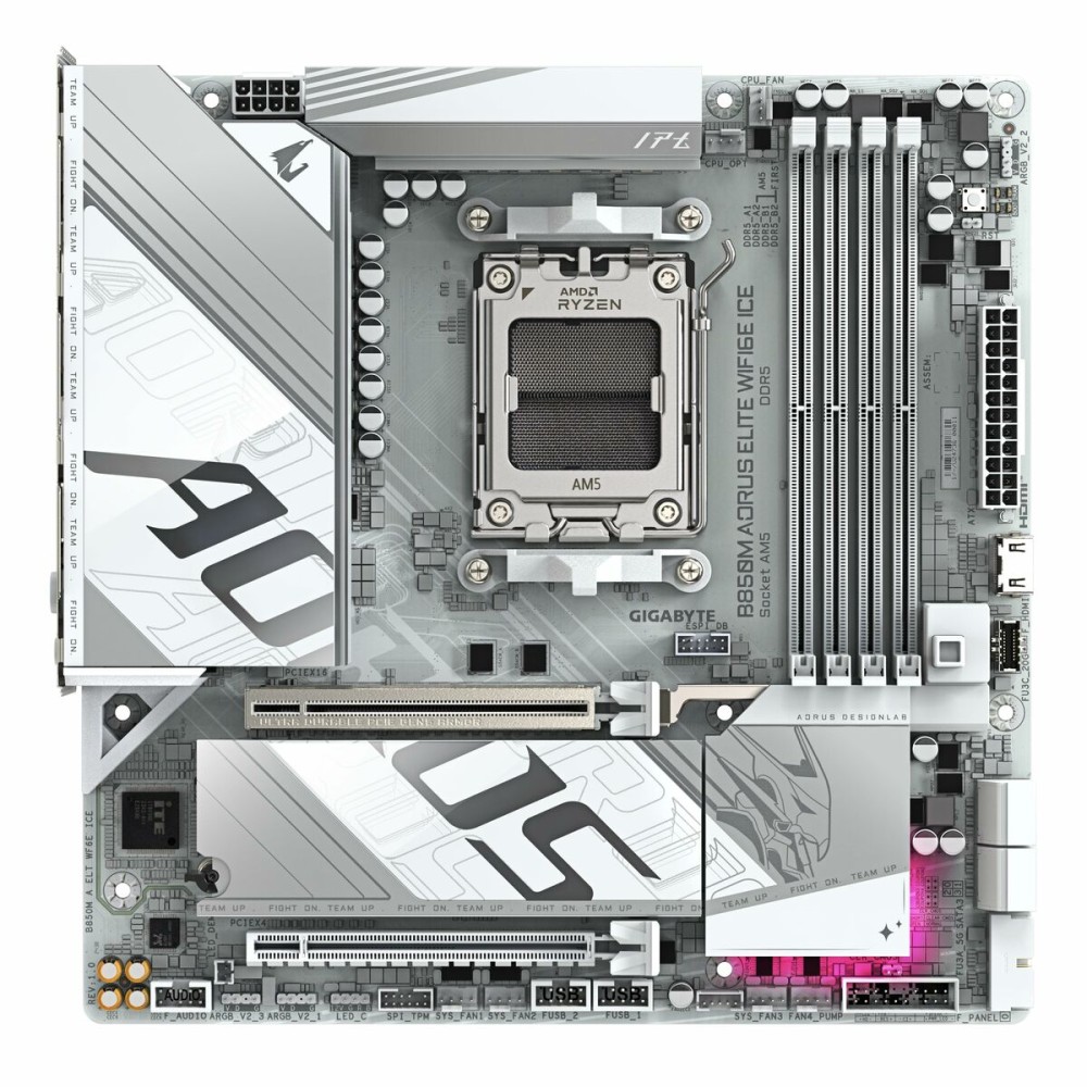 Carte Mère Gigabyte B850M AORUS ELITE WIFI6E ICE AMD AMD AM5