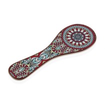 Spoon Rest Versa Red Mandala Ceramic (10 x 28 cm)