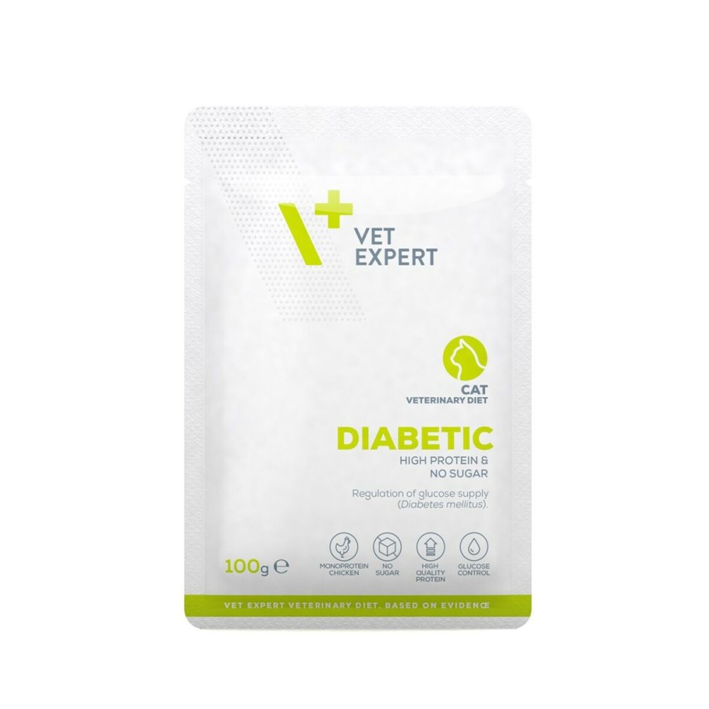 Katzenfutter VETEXPERT Diabetic Cat Huhn 100 g