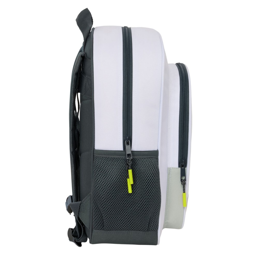 Schulrucksack Real Madrid C.F. Weiß 32 x 38 x 12 cm