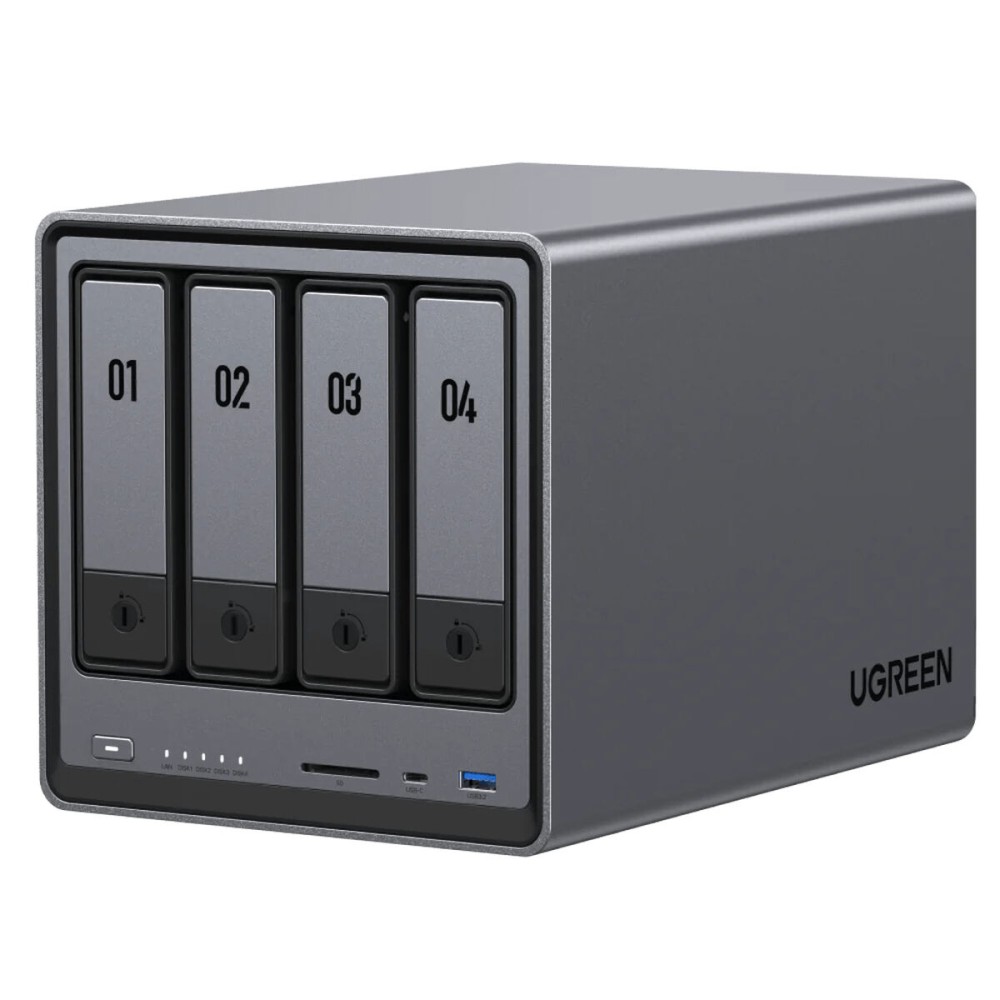 NAS Network Storage Ugreen DXP4800 Black Intel Celeron N100