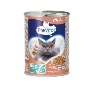 Cat food Prevital Salmon 415 g