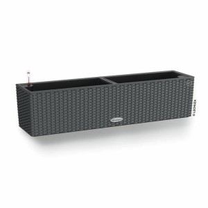 Plant pot Lechuza Black Grey polypropylene