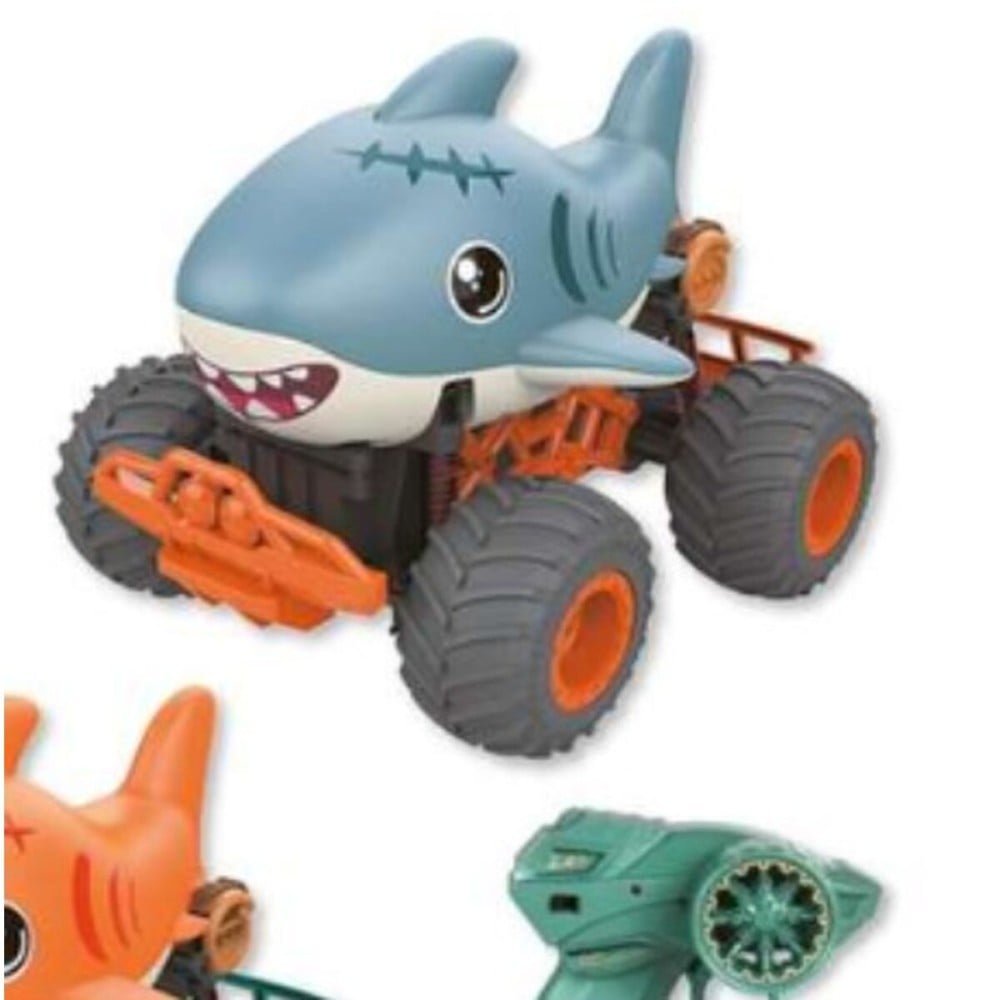 Voiture Télécommandée Bleu Orange 23 x 16 x 18 cm Requin