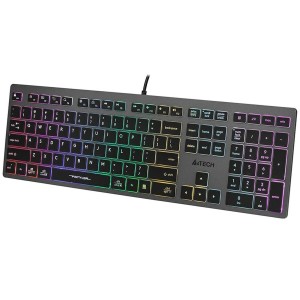 Clavier A4 Tech B120N Noir Gris Monochrome Multi QWERTY