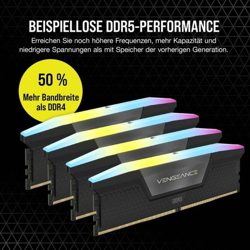 Mémoire RAM Corsair 16 GB DDR5 SDRAM DDR5 5200 MHz CL40
