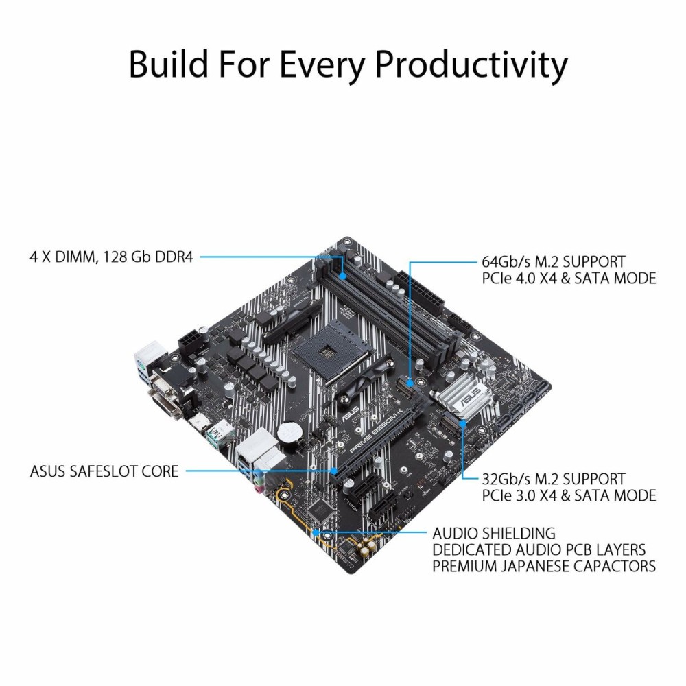 Carte Mère Asus AMD AM4 AMD B550 AMD