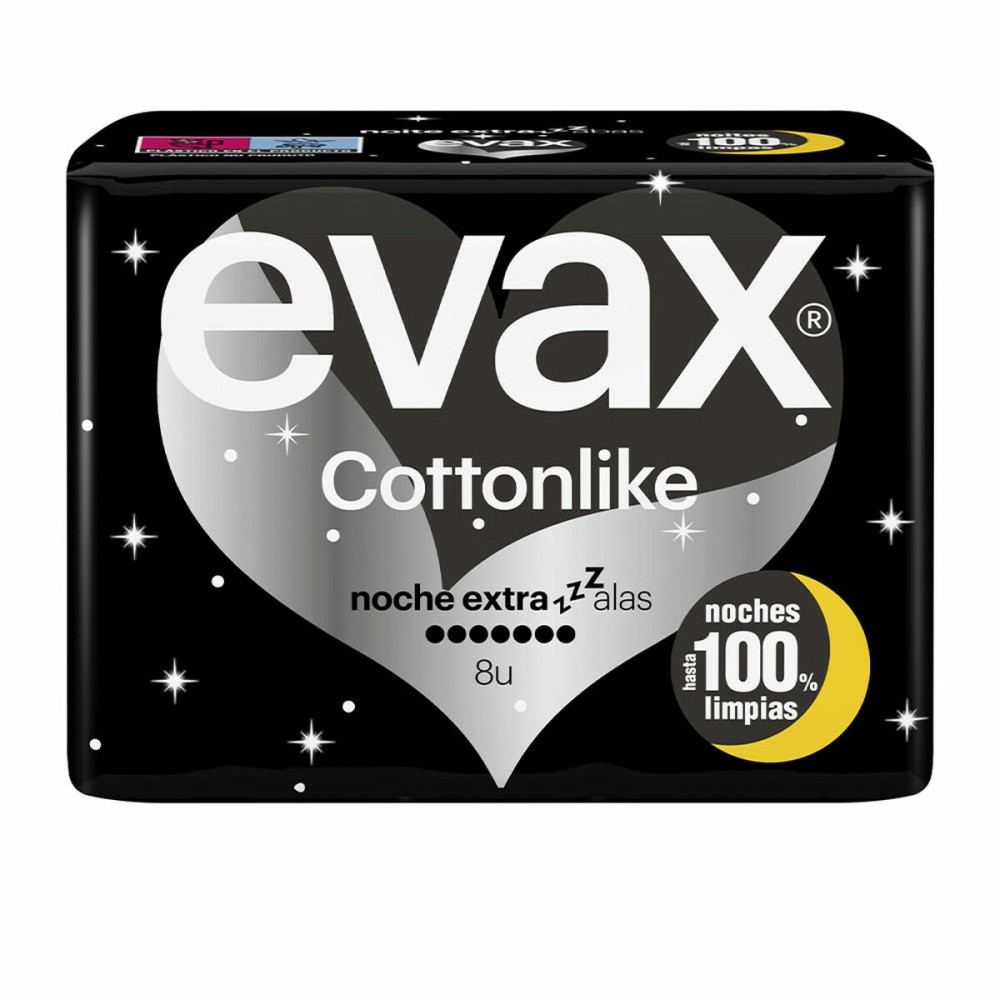 Binden mit Flügeln für die Nacht Evax Cottonlike 8 Stück