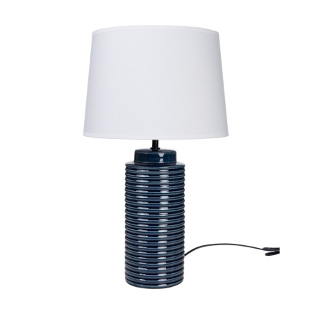 Lampe de bureau Romimex Bleu de Colbat Céramique 28 x 48 x 28 cm