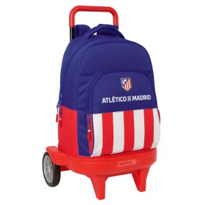 Schulrucksack Atlético Madrid Blau Weiß Rot 33 x 45 x 22 cm