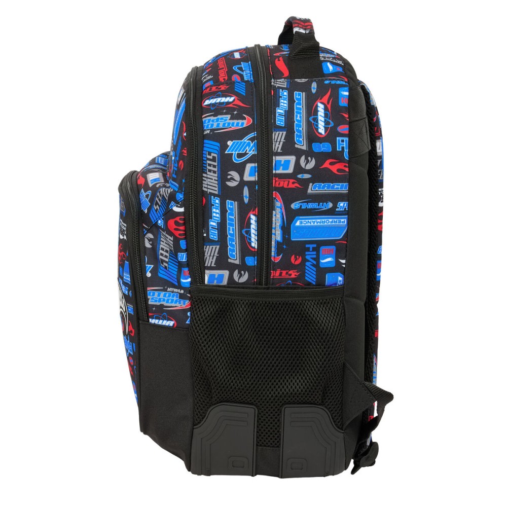 Schulrucksack Hot Wheels Bunt 32 x 42 x 15 cm