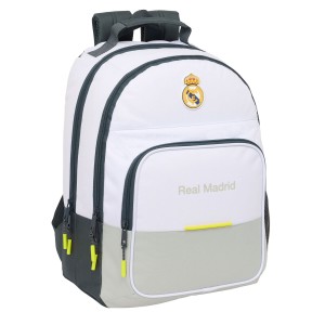 Schulrucksack Real Madrid C.F. Weiß 32 x 42 x 16 cm
