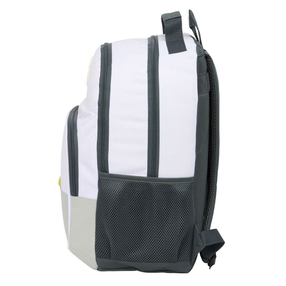 Schulrucksack Real Madrid C.F. Weiß 32 x 42 x 16 cm
