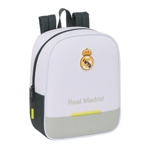 Schulrucksack Real Madrid C.F. Weiß 22 x 27 x 10 cm