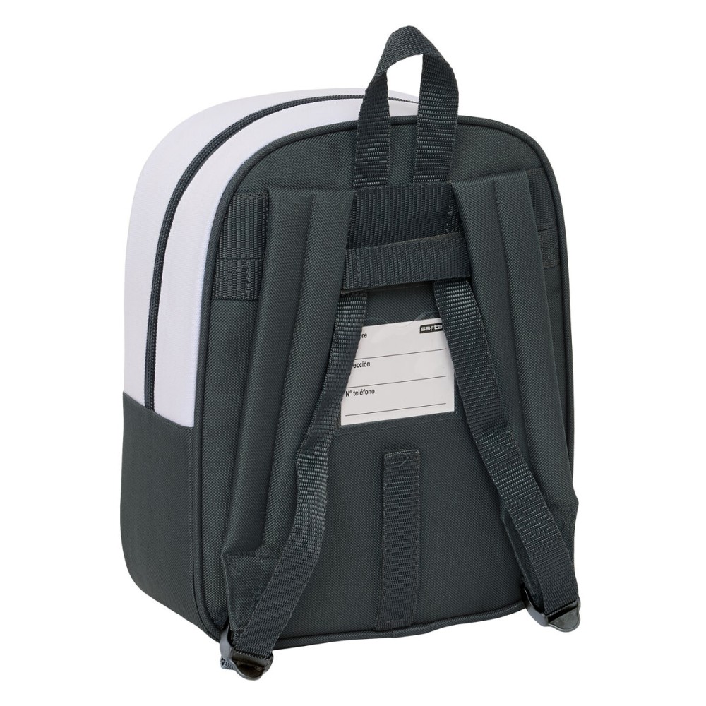 Schulrucksack Real Madrid C.F. Weiß 22 x 27 x 10 cm