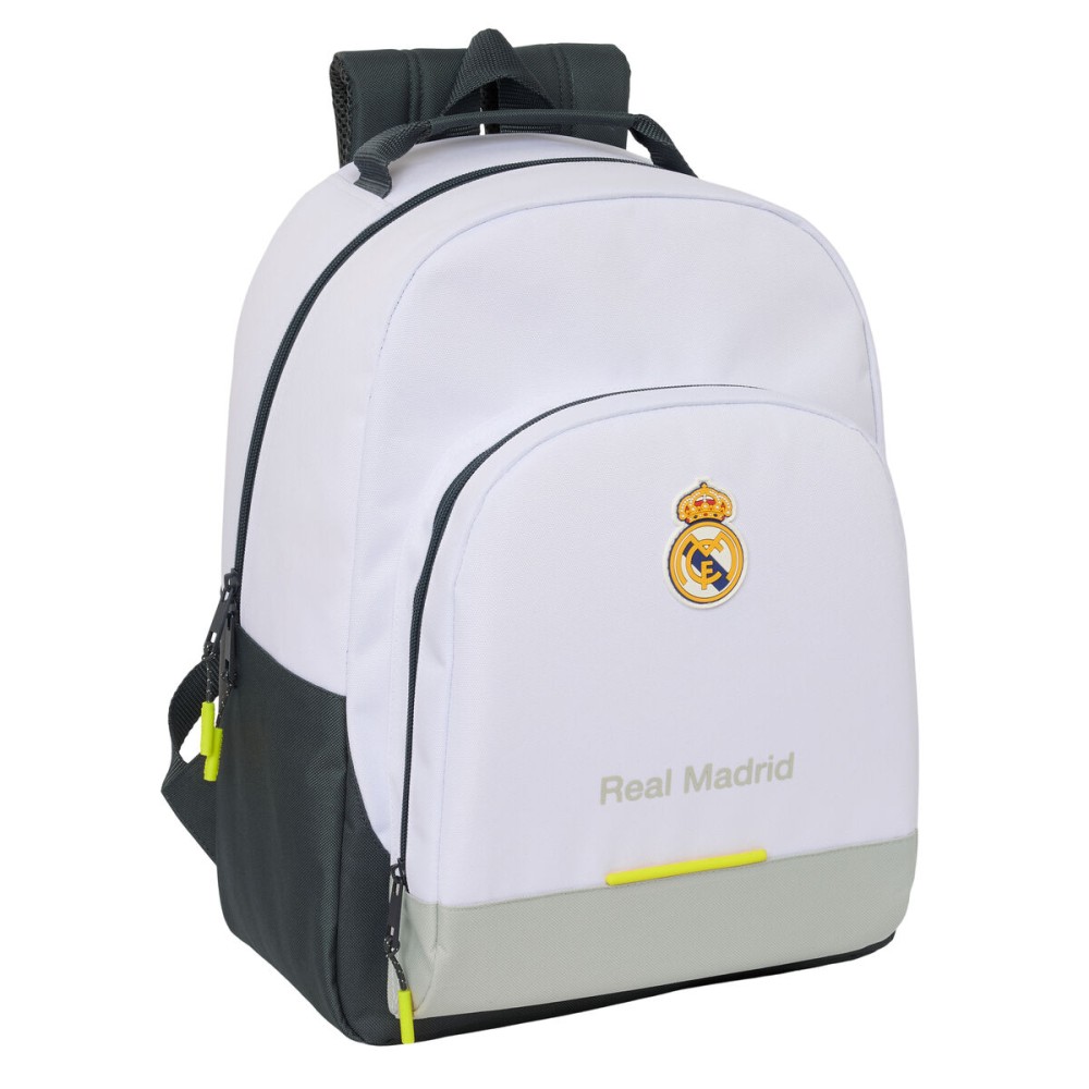 Schulrucksack Real Madrid C.F. Weiß 32 x 42 x 15 cm