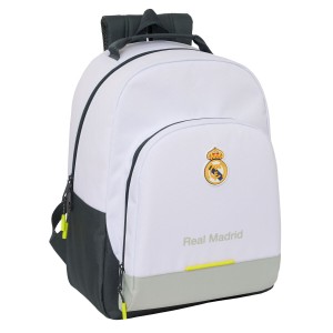Schulrucksack Real Madrid C.F. Weiß 32 x 42 x 15 cm