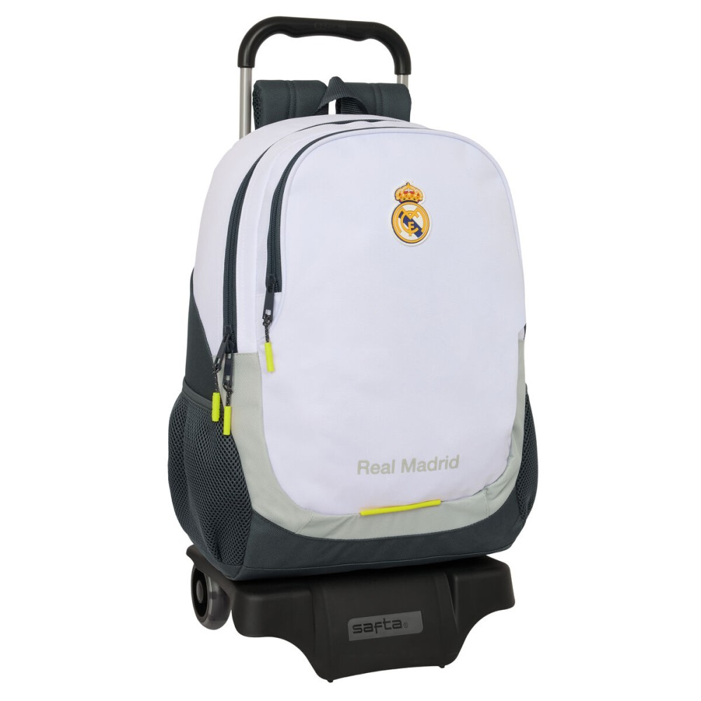 Schulrucksack Real Madrid C.F. Weiß 32 x 44 x 16 cm
