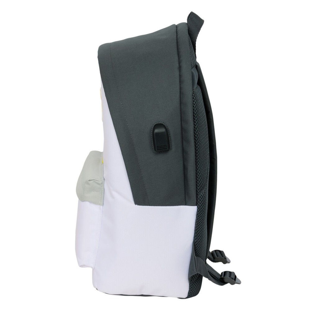 Schulrucksack Real Madrid C.F. Weiß 31 x 44 x 18 cm