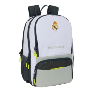 Schulrucksack Real Madrid C.F. Weiß 30 x 42 x 17 cm