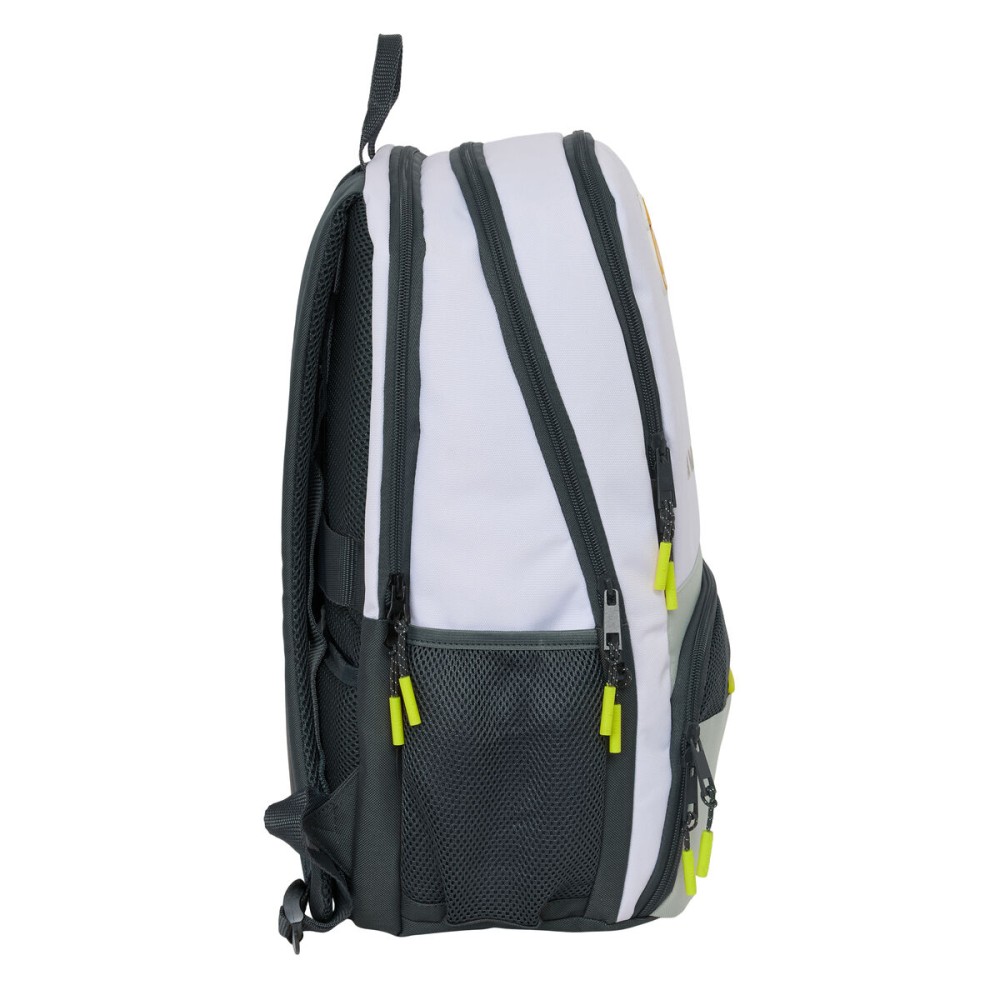 Schulrucksack Real Madrid C.F. Weiß 30 x 42 x 17 cm