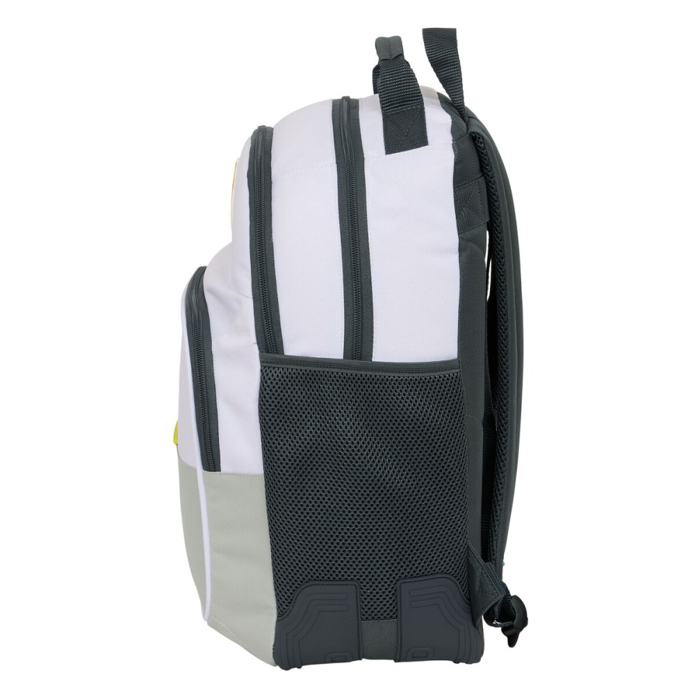 Schulrucksack Real Madrid C.F. Weiß 32 x 42 x 15 cm