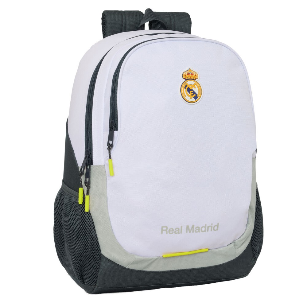 Schulrucksack Real Madrid C.F. Weiß 32 x 44 x 16 cm