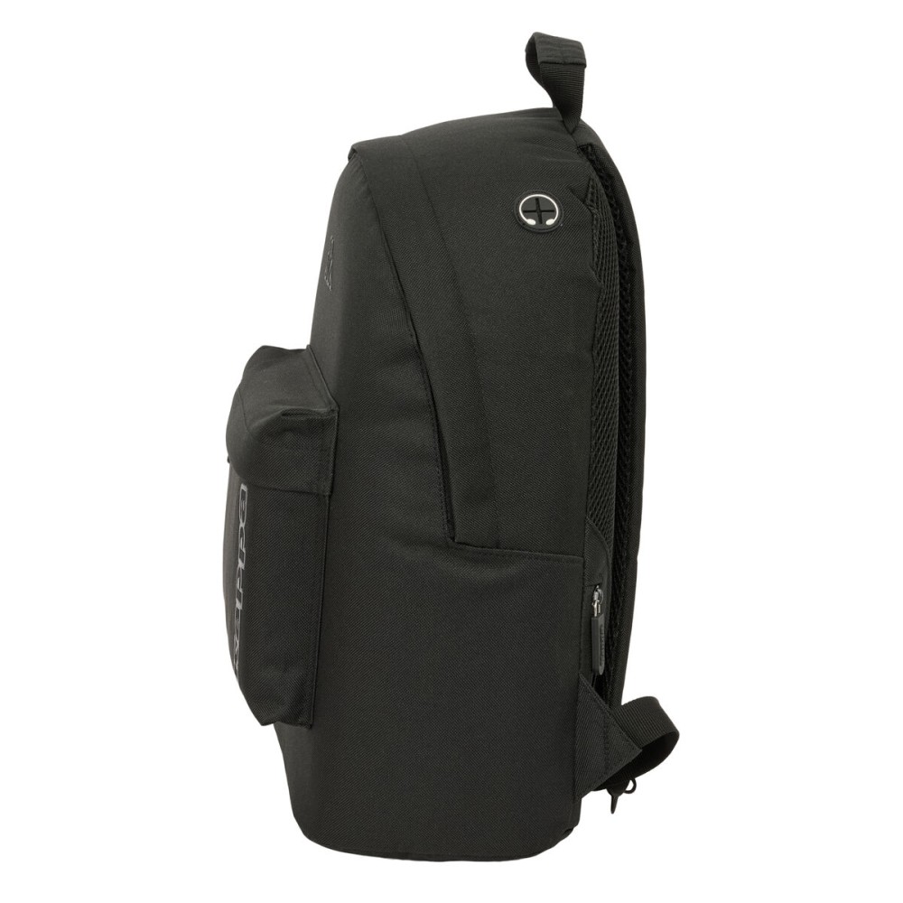 Cartable Kappa kappa basics Noir 31 x 41 x 16 cm