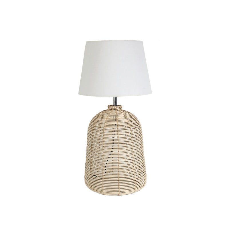 Desk lamp Romimex Beige wicker 38 x 76 x 38 cm