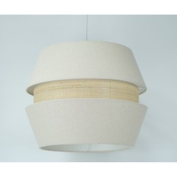 Suspension Romimex Beige E27 220-240 V