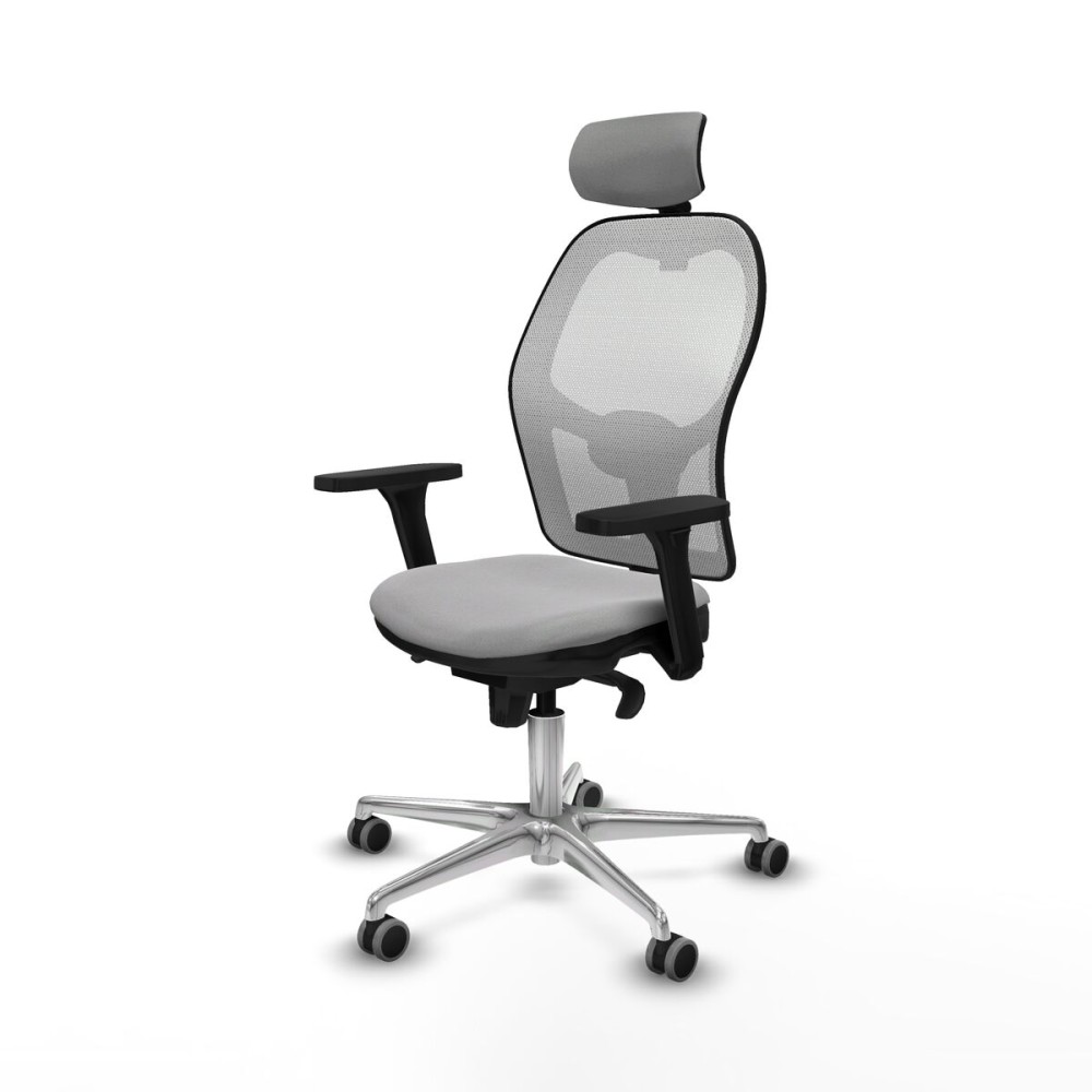 Office Chair with Headrest Jorquera Piqueras y Crespo 3D086G2 Light grey