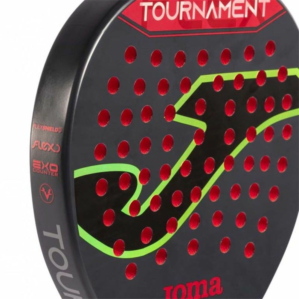 Padel Racket Joma Sport Tournament Black Red