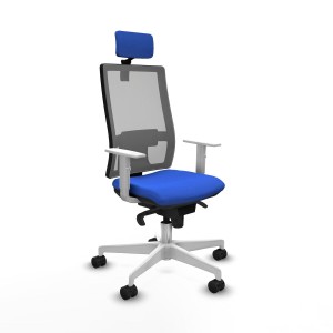 Office Chair with Headrest Horna Piqueras y Crespo 4B026N2 Blue