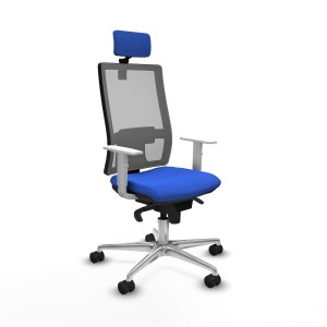 Office Chair with Headrest Horna Piqueras y Crespo 4B086N2 Blue