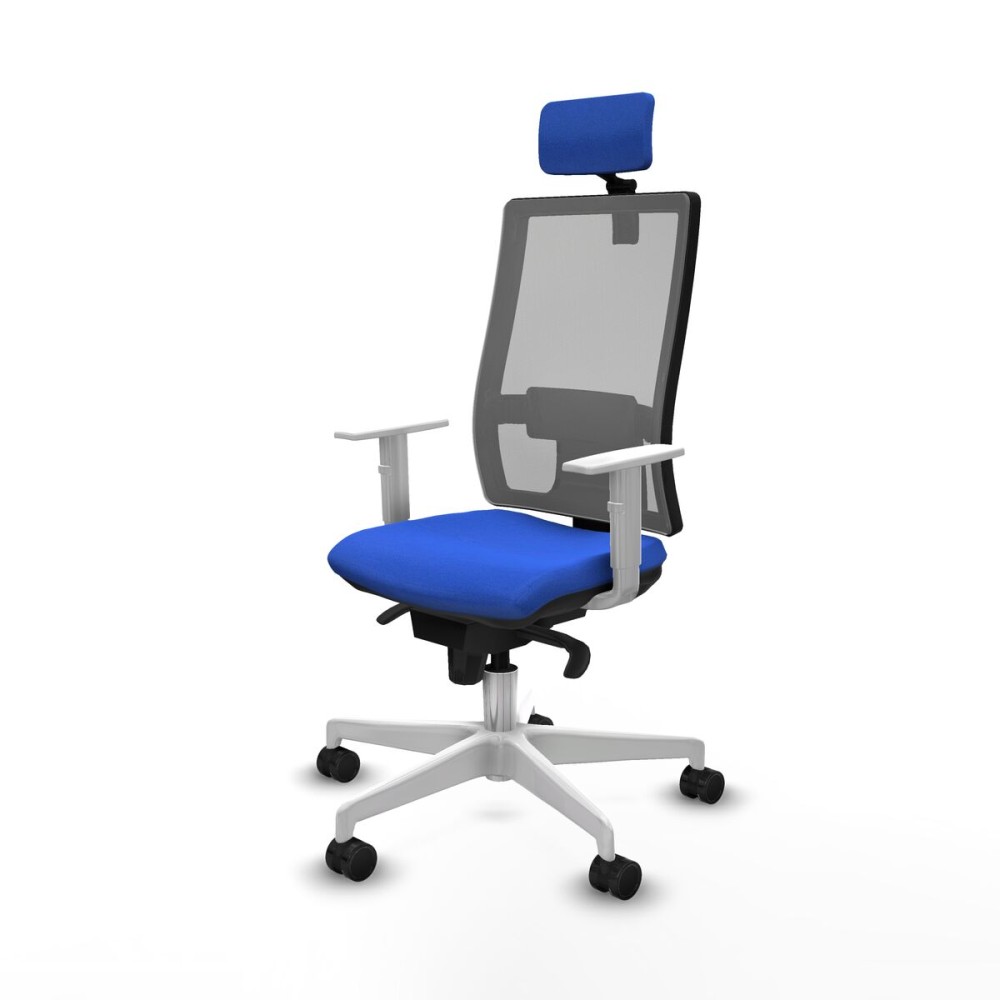 Office Chair with Headrest Horna Piqueras y Crespo 4B026N2 Blue