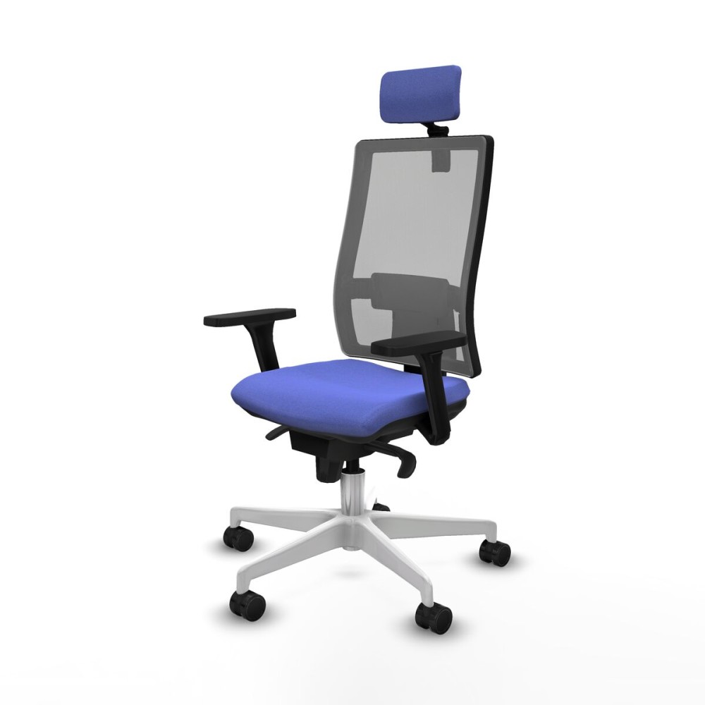 Office Chair with Headrest Horna Piqueras y Crespo 3D026N2 Light Blue